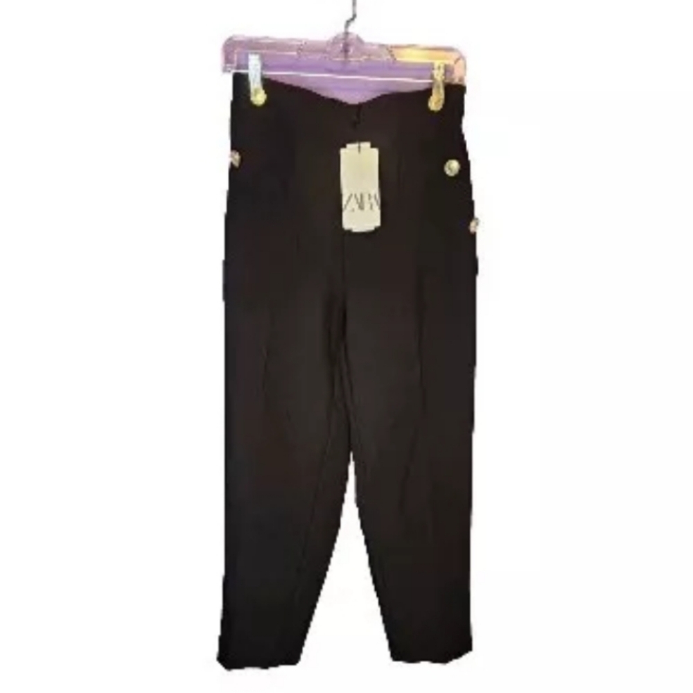 Zara Womans Black Pants Nwt Size Medium